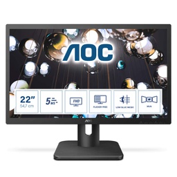 [125060] AOC 21.5&quot; Monitor Slim 221 E1 ( VGA )