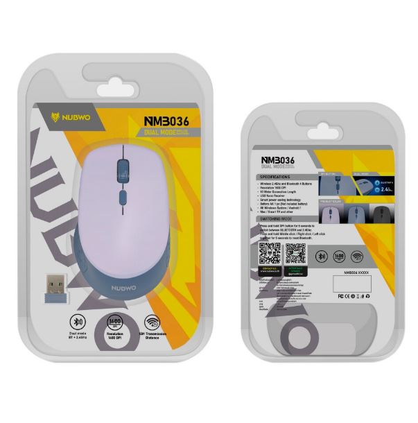 Nubwo NMB-036 Bluetooth &Wireless Mouse
