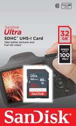 [124115] Sandisk Ultra SDHC UHS-I 32GB SD Card 100MB/s