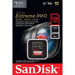 [124117] Sandisk Extreme Pro SDXC UHS-I 128GB SD Card 200MB/s