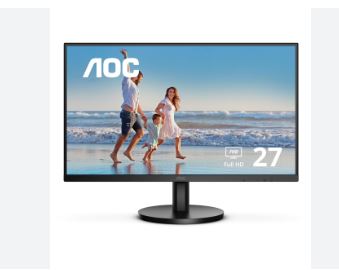 AOC 27" LED Monitor Slim 27B30H (HDMI + VGA)