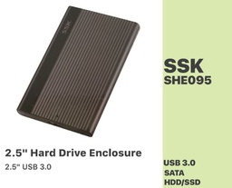 [109382] SSK USB 3.0 SHE-095 2.5&quot; Hard Drive Enclosure