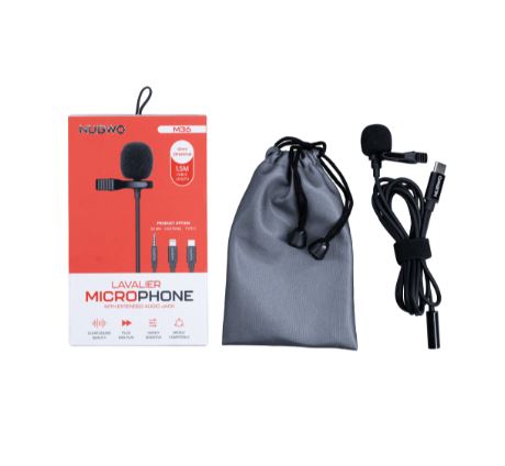 NUBWO M36 Lavlier Microphone (iPhone Lightning)