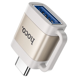 [103292] HOCO UA31C Mini Size USB-C Male to USB-A Female Adapter