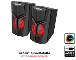 [137270] Signo SP-614 SAGGIO LED 2.0 Gaming Speaker