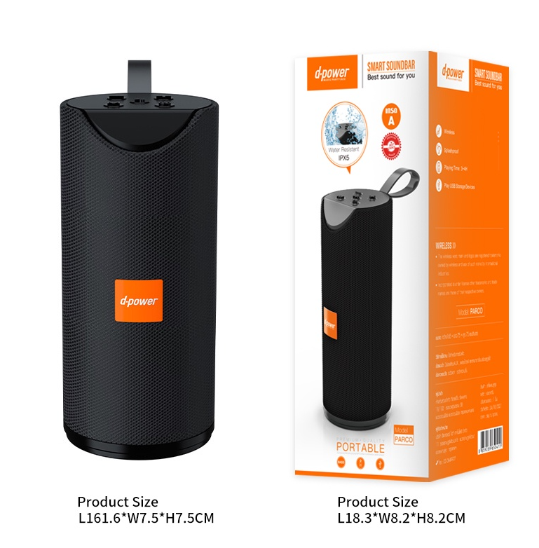 d-power Paraco Bluetooth Speaker