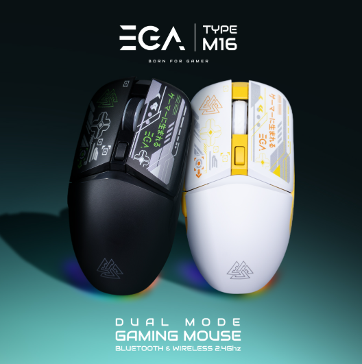 EGA TYPE M16 BT& Wireless Gaming Mouse