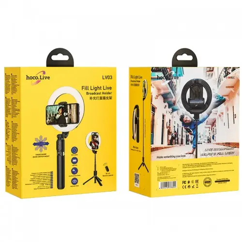 [109233] Fill Light Live Broadcast Holder HOCO LV-03