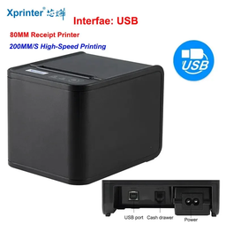 [132088] X-printer (XP-T80Q ) USB+Lan Receipt Printer