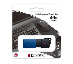 Kingston Data Traveler Exodia 64GB USB 3.2 Flash Drive