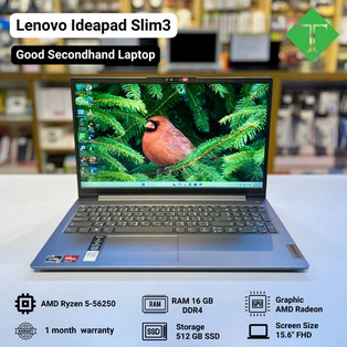 Lenovo Ideapad Slim3 (Ryzen 5-56250, 16GB, 512SSD, 15.6")