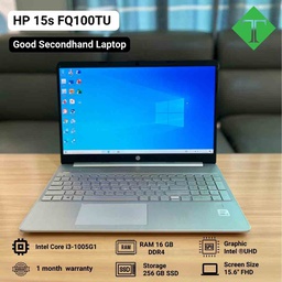 [241151] HP 15s FQ100TU (i3-1005G1, 16GB, 256GB, 15.6&quot;)Silver