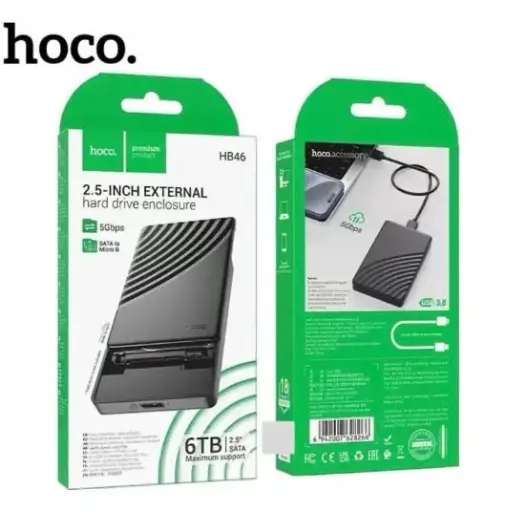 [P000366] HOCO HB46 2.5" USB3.0 External HDD Enclosure