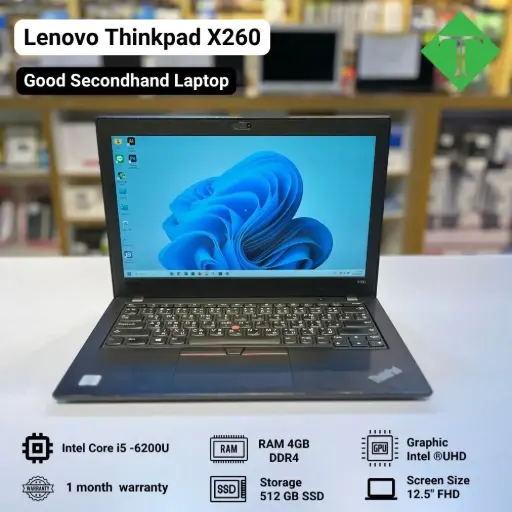 [241170] Lenovo Thinkpad X260 (i5-6200U, 4GB,512 GB SSD,12.5")