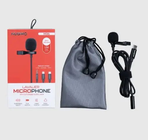[109397] NUBWO M36 Lavlier Microphone (3.5mm Audio Jac)