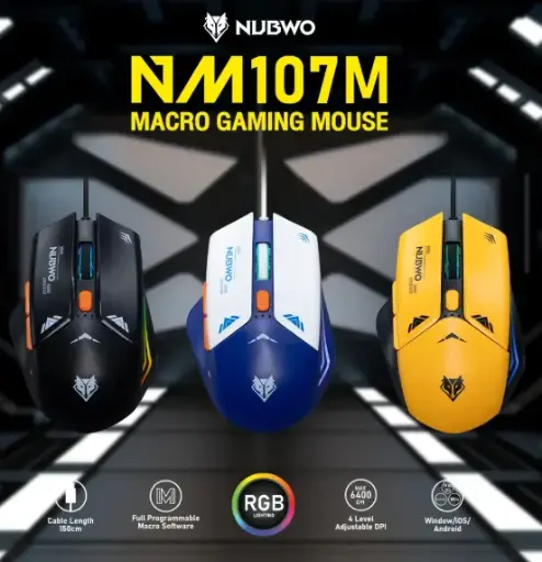 [P000508] Nubwo NM-107M  Marco Gaming Mouse