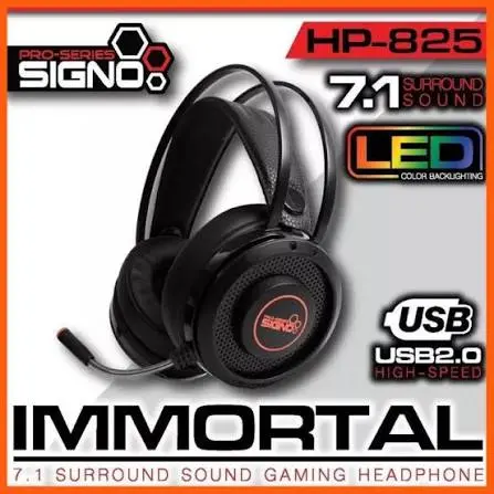 [P000460] SIGNO HP-825 IMMORTAL Gaming Headphone